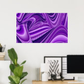 紫花虹の夢 ポスター (ホームオフィス)