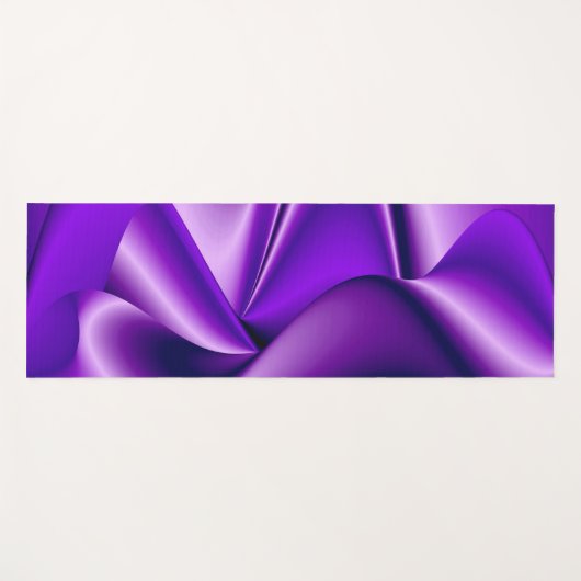 紫花虹の夢 ヨガマット (正面(横))