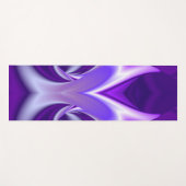 紫花虹の夢 ヨガマット (正面(横))