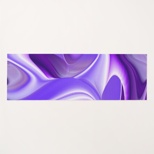 紫花虹の夢 ヨガマット (正面(横))