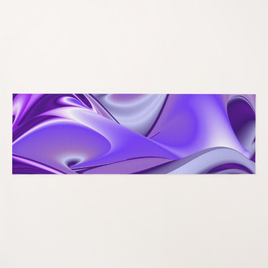 紫花虹の夢 ヨガマット (正面(横))