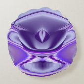 紫花虹の夢 ラウンドクッション (裏面)