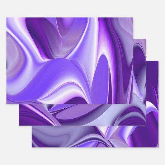 紫花虹の夢 ラッピングペーパーシート (セット)