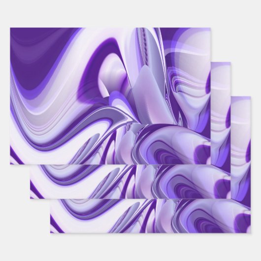 紫花虹の夢 ラッピングペーパーシート (セット)