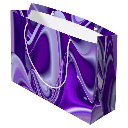 紫花虹の夢 ラージペーパーバッグ (裏面アングル)