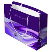 紫花虹の夢 ラージペーパーバッグ (裏面アングル)