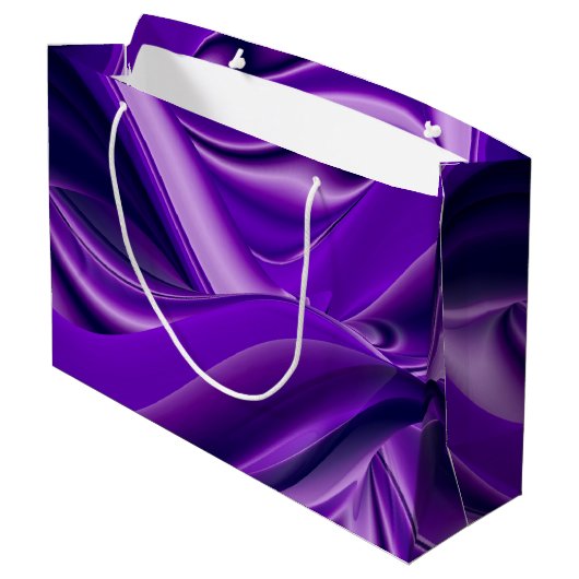 紫花虹の夢 ラージペーパーバッグ (裏面アングル)