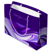 紫花虹の夢 ラージペーパーバッグ (裏面アングル)