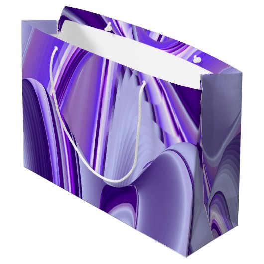 紫花虹の夢 ラージペーパーバッグ (裏面アングル)