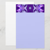 紫花虹の夢 便箋 (正面/裏面)