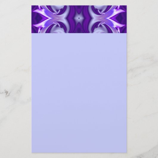 紫花虹の夢 便箋 (正面)