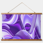 紫花虹の夢 吊り下げ型タペストリー (正面)