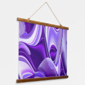 紫花虹の夢 吊り下げ型タペストリー (傾斜あり)