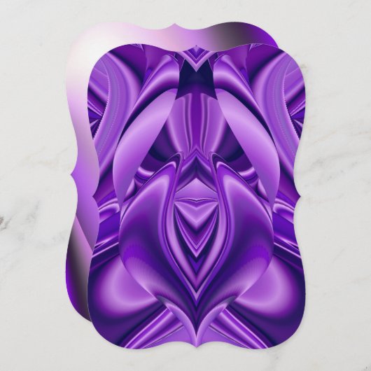 紫花虹の夢 招待状 (正面/裏面)