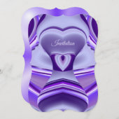 紫花虹の夢 招待状 (正面/裏面)