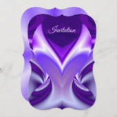 紫花虹の夢 招待状 (正面/裏面)