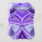 紫花虹の夢 招待状 (正面/裏面)