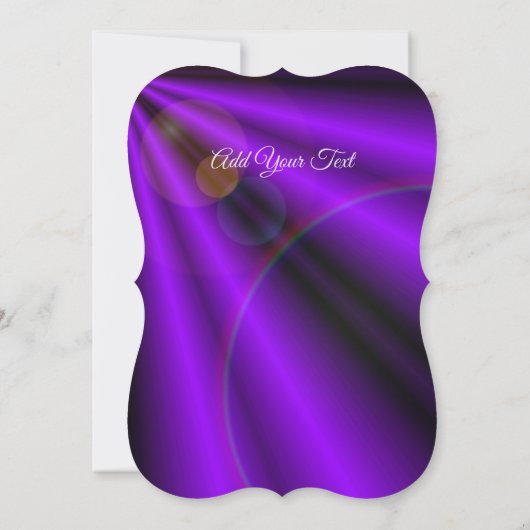 紫花虹の夢 招待状 (裏面)