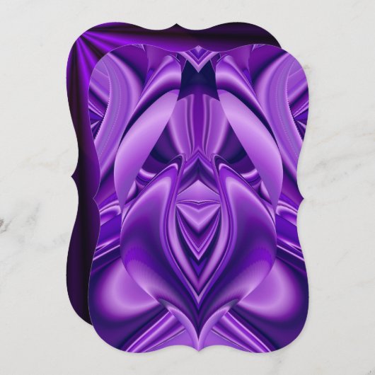 紫花虹の夢 招待状 (正面/裏面)