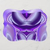 紫花虹の夢 招待状 (正面/裏面)