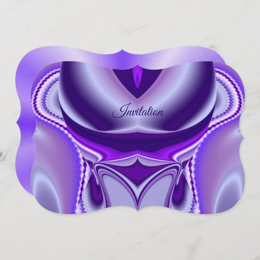 紫花虹の夢 招待状 (正面/裏面)
