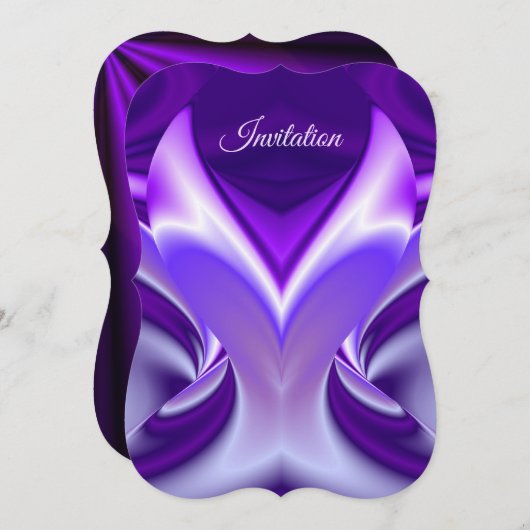 紫花虹の夢 招待状 (正面/裏面)