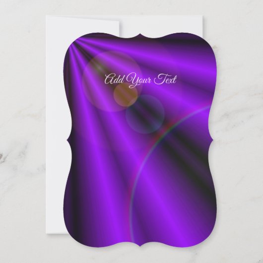 紫花虹の夢 招待状 (裏面)