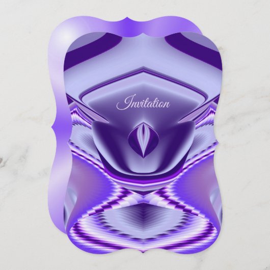 紫花虹の夢 招待状 (正面/裏面)