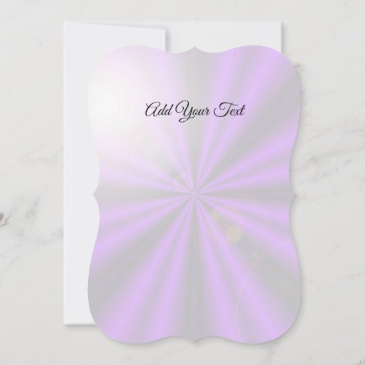 紫花虹の夢 招待状 (裏面)