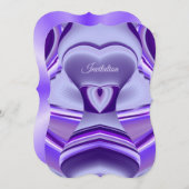 紫花虹の夢 招待状 (正面/裏面)