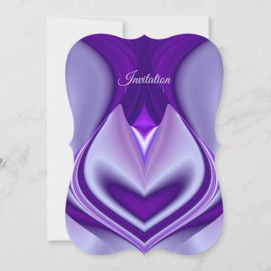 紫花虹の夢 招待状 (正面)