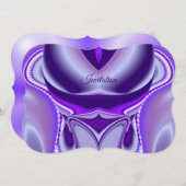 紫花虹の夢 招待状 (正面/裏面)