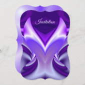 紫花虹の夢 招待状 (正面/裏面)