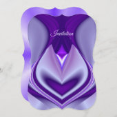 紫花虹の夢 招待状 (正面/裏面)