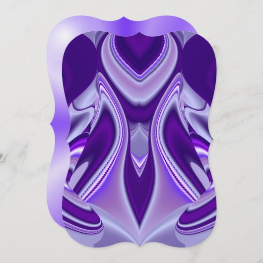 紫花虹の夢 招待状 (正面/裏面)