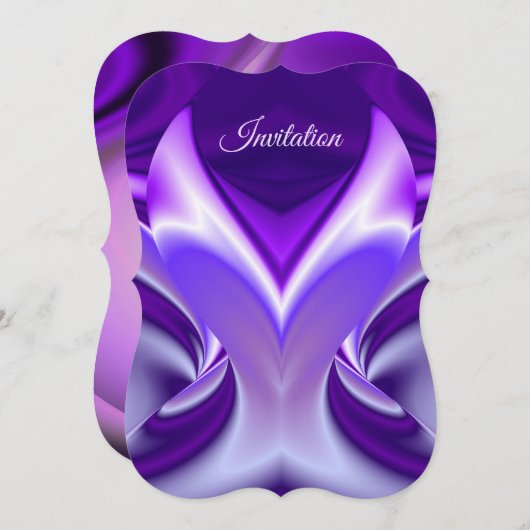 紫花虹の夢 招待状 (正面/裏面)