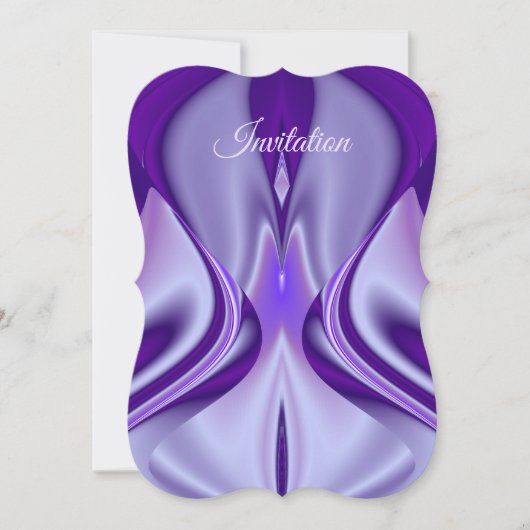 紫花虹の夢 招待状 (正面)