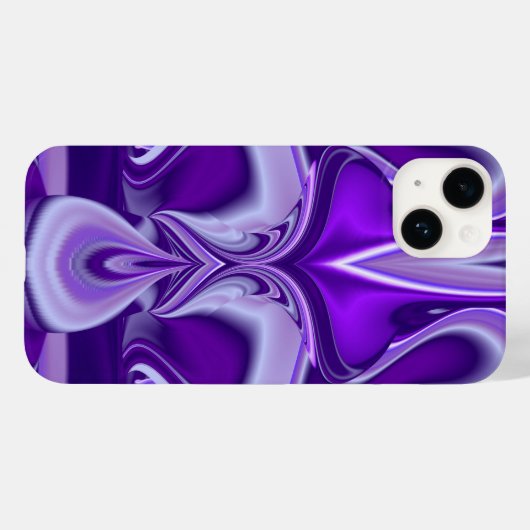 紫花虹の夢 Case-Mate iPhoneケース (裏面 (横))