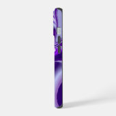 紫花虹の夢 iPhone 15ケース (左側面)