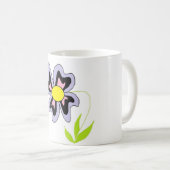 紫花 コーヒーマグカップ (正面右)