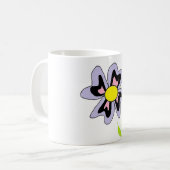 紫花 コーヒーマグカップ (正面左)