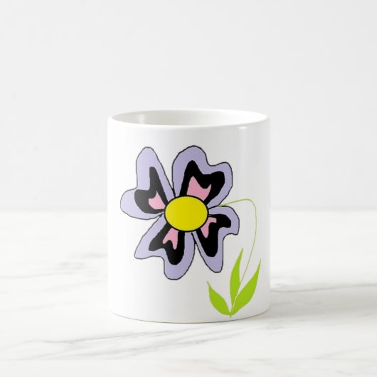 紫花 コーヒーマグカップ (中央)