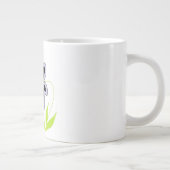 紫花 ジャンボコーヒーマグカップ (右)