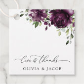 紫花・梅花・ぼほ・フローラ結婚ズ フェイバータグ (正面)