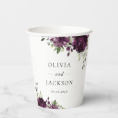 紫花・梅花・ぼほ・フローラ結婚ズ 紙コップ (裏面)