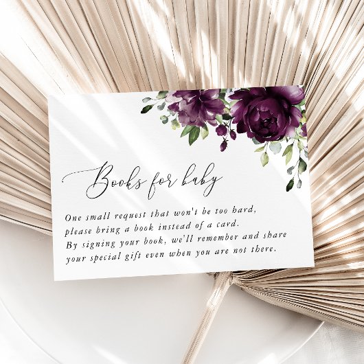 紫花・梅花・房宝・ベビー エンクロージャーカード