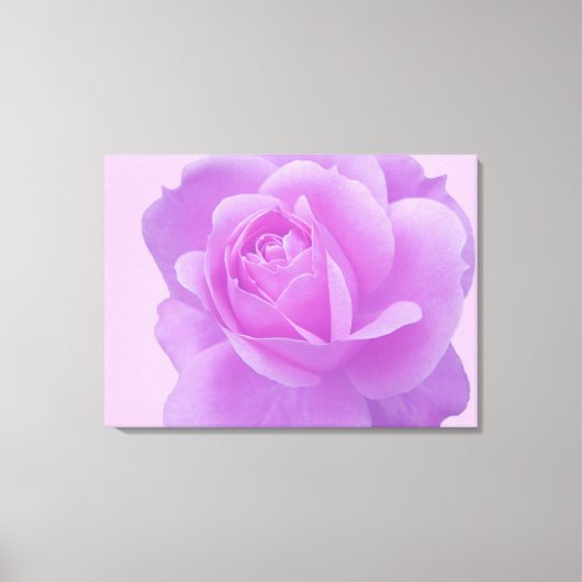 紫芸術的椿の花フローラフォトアート キャンバスプリント (正面)