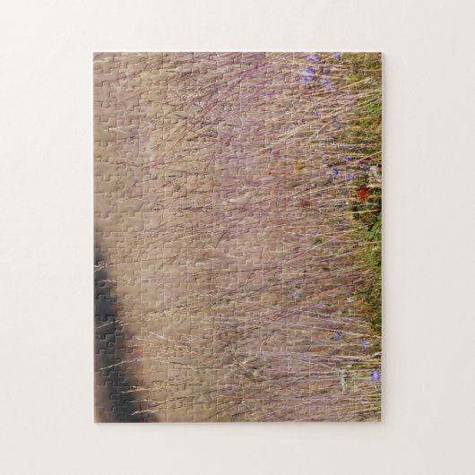 紫草と野花 ジグソーパズル (縦)