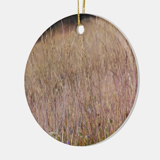 紫草と野花 セラミックオーナメント (左)