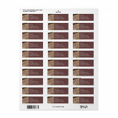 紫草と野花 ラベル (フルシート)